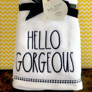 Rae Dunn hand towels